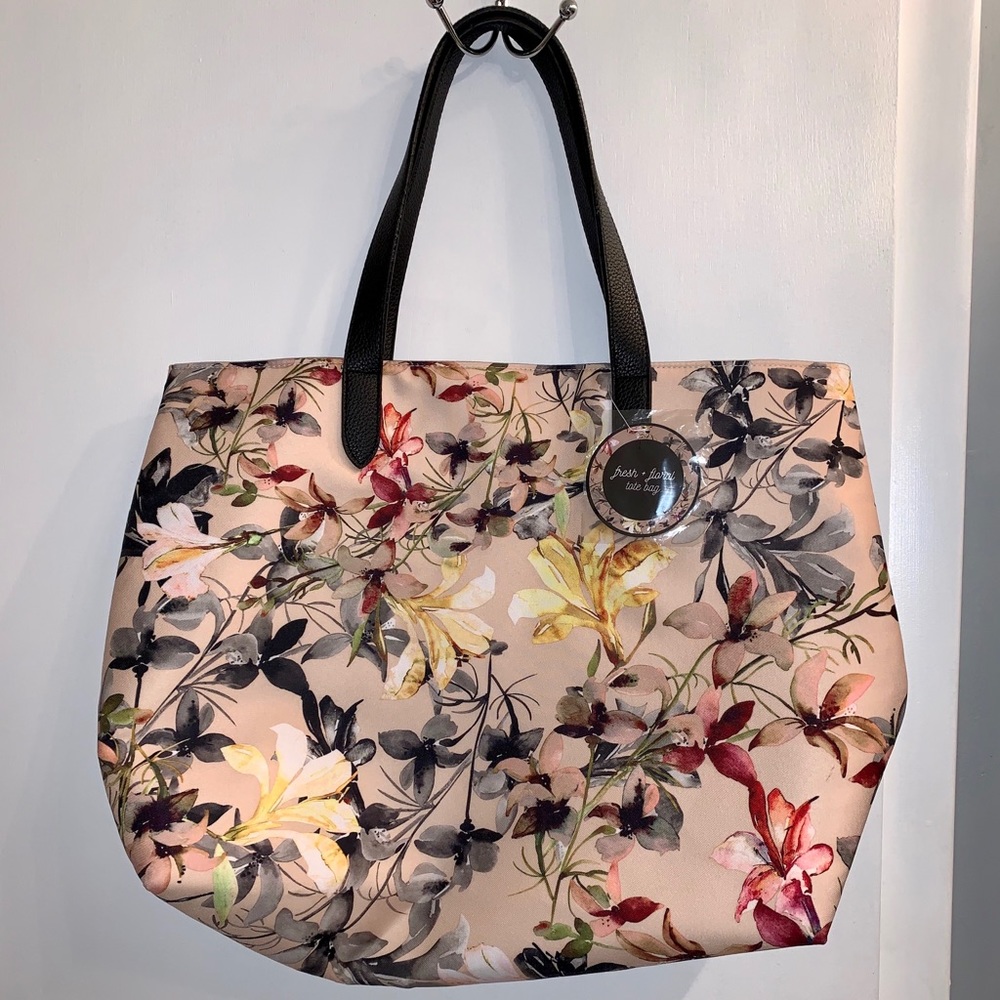 Floral Canvas Tote